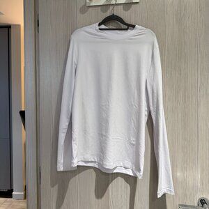 Alo Conquer Reform Crewneck Long Sleeve (White Size Small)